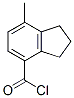 CAS 登录号：71042-75-6， 2,3-二氢-7-甲基-1H-茚-4-甲酰氯
