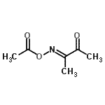 CAS 登录号：71087-81-5， (3E)-3-(乙酰基乙基氧基亚氨基)-2-丁酮