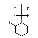 CAS#: 711-17-1, 1-Iodo-2-(pentafluoroethyl)cyclohexane