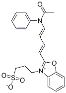 CAS#: 71130-58-0, 2-[4-[(Acetyl)Phenylamino]-1,3-Butadienyl]-3-(3-Sulfonatopropyl)Benzoxazolium inner salt