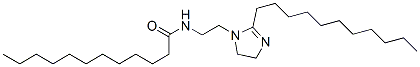 CAS 登录号：71141-89-4， N-[2-(4,5-二氢-2-十一烷基-1H-咪唑-1-基)乙基]十二碳酰胺