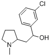 CAS#: 71157-72-7, alpha-(3-Chlorophenyl)-1-Methyl-2-Pyrrolidineethanol