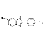 CAS 登录号：7118-66-3， 6-甲基-2-(4-甲基苯基)-1H-苯并咪唑