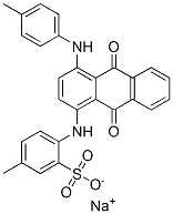 CAS#: 71195-66-9, Sodium 4-[[9,10-Dihydro-9,10-Dioxo-4-(p-Tolylamino)-1-Anthryl]Amino]Toluene-3-Sulphonate