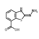 CAS#: 71224-94-7, 2-Hydrazino-1,3-benzothiazole-7-carboxylic acid