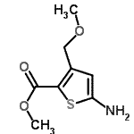 CAS#: 712262-13-0, Methyl 5-amino-3-(methoxymethyl)-2-thiophenecarboxylate