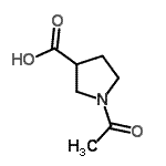 CAS#: 712270-40-1, 1-Acetyl-3-pyrrolidinecarboxylic acid