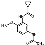 CAS#: 712287-11-1, N-(5-Acetamido-2-methoxyphenyl)cyclopropanecarboxamide