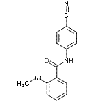 CAS#: 712309-26-7, N-(4-Cyanophenyl)-2-(methylamino)benzamide