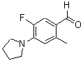 CAS#: 712317-60-7, 5-Fluoro-2-methyl-4-(1-pyrrolidinyl)benzaldehyde