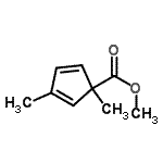 CAS#: 71242-68-7, Methyl 1,3-dimethyl-2,4-cyclopentadiene-1-carboxylate