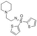 CAS 登录号：71256-87-6， S,S-二-2-噻吩基-N-(2-(1-哌啶基)乙基)-亚砜亚胺