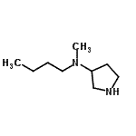 CAS#: 713141-69-6, N-Butyl-N-methyl-3-pyrrolidinamine