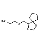 CAS#: 71320-11-1, 4-(Propoxymethyl)-1,3-dioxaspiro[4.4]nonane