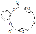CAS#: 71349-40-1, 2,16,22,23-Tetraoxa-9-Thiatetracyclo[15.3.1.14,7.111,14]Tricosa-1(21),4,6,11,13,17,19-Heptaene-3,15-Dione
