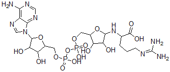 CAS 登录号：71388-78-8， 二磷酸腺苷-核糖基精氨酸