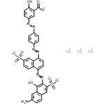 CAS#: 71393-86-7, Trisodium 5-{[4-({4-[(7-amino-1-hydroxy-3-sulfonato-2-naphthyl)diazenyl]-7-sulfonato-1-naphthyl}diazenyl)phenyl]diazenyl}-2-hydroxybenzoate