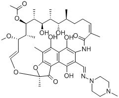 CAS 登录号：71397-49-4， 18,19-二氢利福平