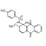 CAS#: 71412-03-8, N-(1-Amino-2-methoxy-9,10-dioxo-1,2,9,10-tetrahydro-1-anthracenyl)-4-methylbenzenesulfonamide