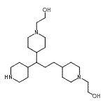 CAS#: 71412-24-3, 2,2'-{[1-(4-Piperidinyl)-1,3-propanediyl]di-4,1-piperidinediyl}diethanol