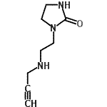 CAS 登录号：714192-94-6， 1-[2-(2-丙炔-1-基氨基)乙基]-2-咪唑烷酮