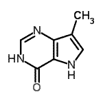 CAS#: 71435-37-5, 7-methyl-3,5-dihydropyrrolo[2,3-e]pyrimidin-4-one