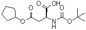 CAS#: 71447-58-0, N-[(1,1-Dimethylethoxy)Carbonyl]-L-Aspartic Acid 4-Cyclopentyl Ester
