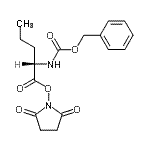 CAS 登录号：71447-85-3， 2,5-二氧代-1-吡咯烷基N-[(苄氧基)羰基]正缬氨酸酯