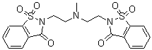 CAS 登录号：7145-98-4， 2,2'-[(甲基亚胺)二乙基]二-1,2-苯并异噻唑啉-3-酮 1,1,1',1'-四氧化物