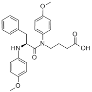 CAS#: 71455-81-7, N-(N-(p-Methoxybenzoyl)Phenylalanyl)-4-(p-Anisidino)Butyric Acid
