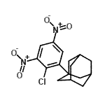 CAS#: 71466-68-7, 1-(2-Chloro-3,5-dinitrophenyl)adamantane