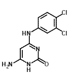 CAS 登录号：7147-26-4， 6-氨基-4-[(3,4-二氯苯基)氨基]-2(1H)-嘧啶酮