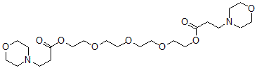 CAS#: 71487-08-6, 4-Morpholinepropanoic Acid Oxybis(2,1-Ethanediyloxy-2,1-Ethanediyl)Ester