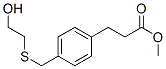 CAS 登录号：7150-98-3， 3-[4-(2-羟基乙硫基甲基)苯基]丙酸甲酯
