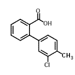 CAS#: 71501-51-4, 3'-Chloro-4'-methyl-2-biphenylcarboxylic acid