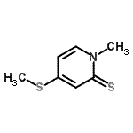CAS#: 71506-86-0, 1-Methyl-4-(methylsulfanyl)-2(1H)-pyridinethione