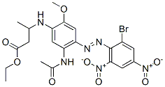 CAS#: 71519-93-2, Ethyl 3-[[5-(Acetylamino)-4-[(2-Bromo-4,6-Dinitrophenyl)Azo]-2-Methoxyphenyl]Amino]Butyrate