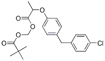 CAS#: 71548-85-1, 2-[4-[(4-Chlorophenyl)Methyl]Phenoxy]Propanoyloxymethyl 2,2-Dimethylpropanoate