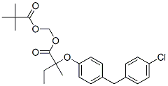 CAS#: 71548-86-2, 2,2-Dimethylpropanoyloxymethyl 2-[4-[(4-Chlorophenyl)Methyl]Phenoxy]-2 -Methyl-Butanoate