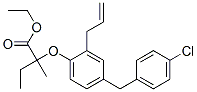 CAS#: 71549-02-5, Ethyl 2-[4-[(4-Chlorophenyl)Methyl]-2-Prop-2-Enyl-Phenoxy]-2-Methyl-Butanoate