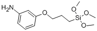 CAS 登录号：71550-66-8， 3-[3-(三甲氧基硅烷基)丙氧基]苯胺