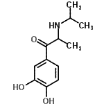 CAS 登录号：715646-49-4， 1-(3,4-二羟基苯基)-2-(异丙基氨基)-1-丙酮