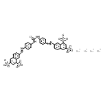 CAS#: 71598-15-7, Tetrasodium 7,7'-[carbonylbis(imino-4,1-phenylene-2,1-diazenediyl)]di(1,3-naphthalenedisulfonate)