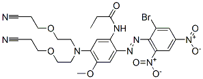 CAS#: 71598-19-1, N-[5-[Bis[2-(2-Cyanoethoxy)Ethyl]Amino]-2-[(2-Bromo-4,6-Dinitrophenyl)Azo]-4-Methoxyphenyl]Propanamide