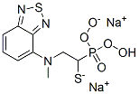 CAS 登录号：71605-61-3， 1-(羟基-氧代-磷酰)-2-(8-硫杂-7,9-二氮杂双环[4.3.0]壬-2,4,6,9-四烯-2-基甲基氨基)乙硫醇二钠