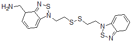 CAS#: 71605-67-9, [7-[2-[2-(8-Thia-7,9-Diazabicyclo[4.3.0]Nona-3,5,9-Trien-7-Yl)Ethyldisulfanyl]Ethyl]-8-Thia-7,9-Diazabicyclo[4.3.0]Nona-3,5,9-Trien-2-Yl]Methanamine