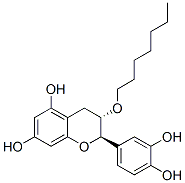 CAS 登录号：71628-07-4， (2R-反式)-2-(3,4-二羟基苯基)-3-(庚氧基)-3,4-二氢-2H-1-苯并吡喃-5,7-二醇