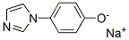 CAS 登录号：71662-40-3， 4-(1H-咪唑-1-基)苯酚钠
