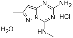 CAS#: 71680-67-6, N4,7-Dimethylpyrazolo(1,5-a)-1,3,5-Triazine-2,4-Diamine, Hydrochloride Hydrate (2:2:1)