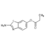 CAS#: 71680-88-1, 2-Amino-1,3-benzothiazol-6-yl propionate